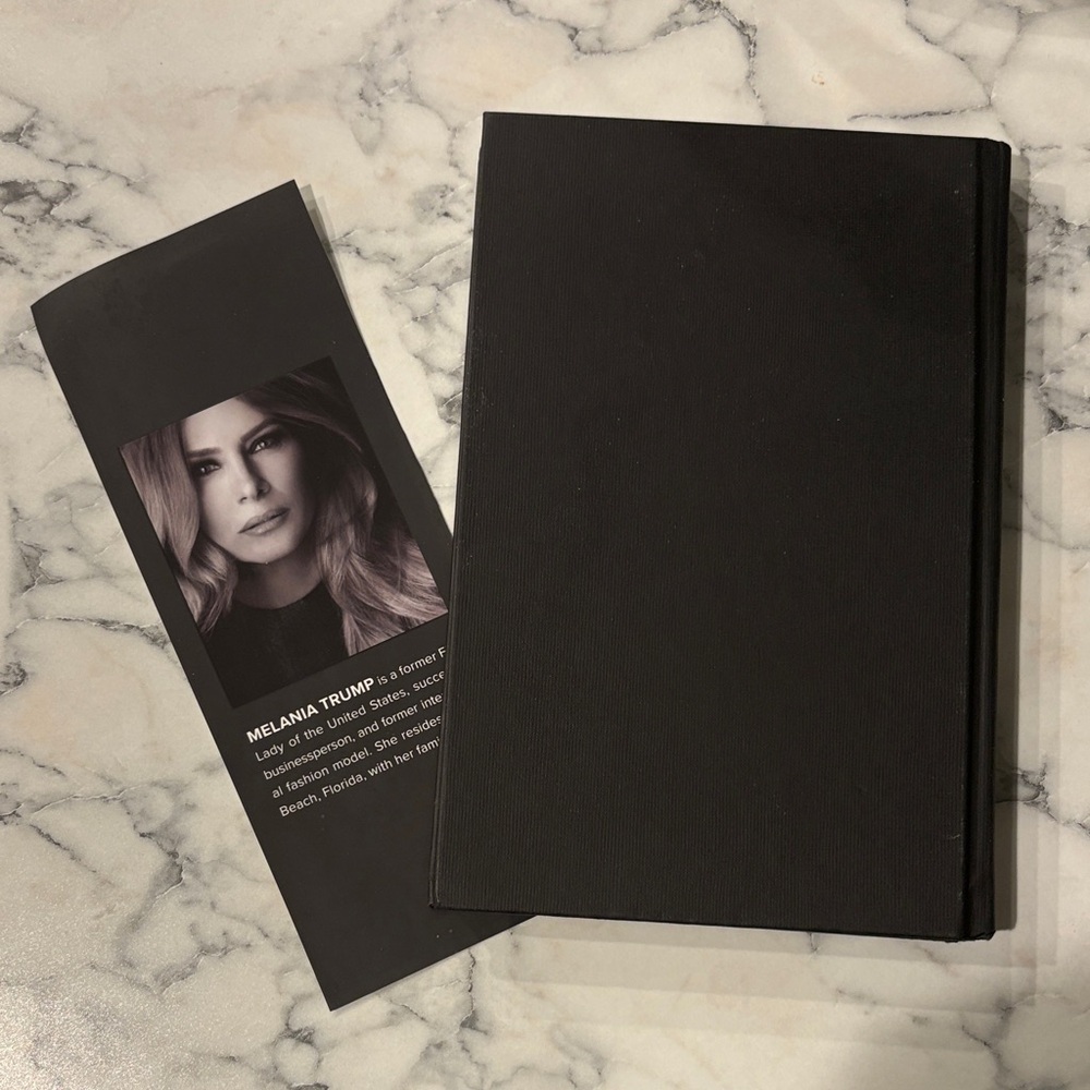 Melania Black Hardcover Book - Picture 5 of 5